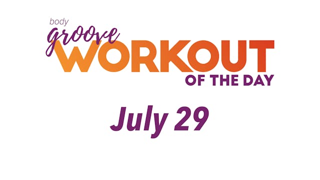 Workout Of The Day - July 29, 2023