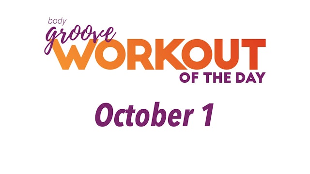 Workout Of The Day - October 1