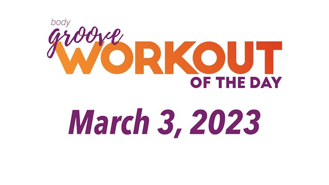 Workout Of The Day - March 3, 2023