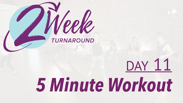 2 Week Turnaround - Day 11 - 5 Minute Workout