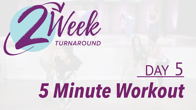 2 Week Turnaround - Day 5 - 5 Minute Workout
