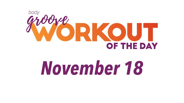 Workout Of The Day - November 18