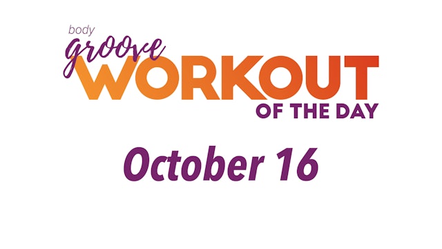 Workout Of The Day - October 16, 2023 - Complete Playlist