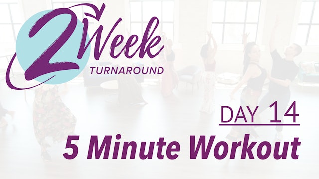 2 Week Turnaround - Day 14 - 5 Minute Workout