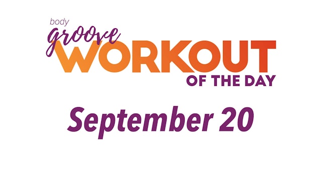 Workout Of The Day - September 20