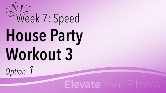 EYF - Week 7 - Option 1 - House Party...