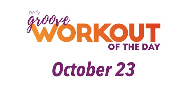 Workout Of The Day - October 23, 2023...
