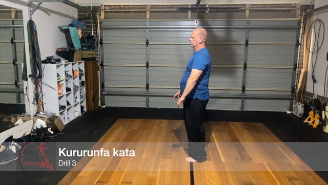Kururunfa kata - drill 3