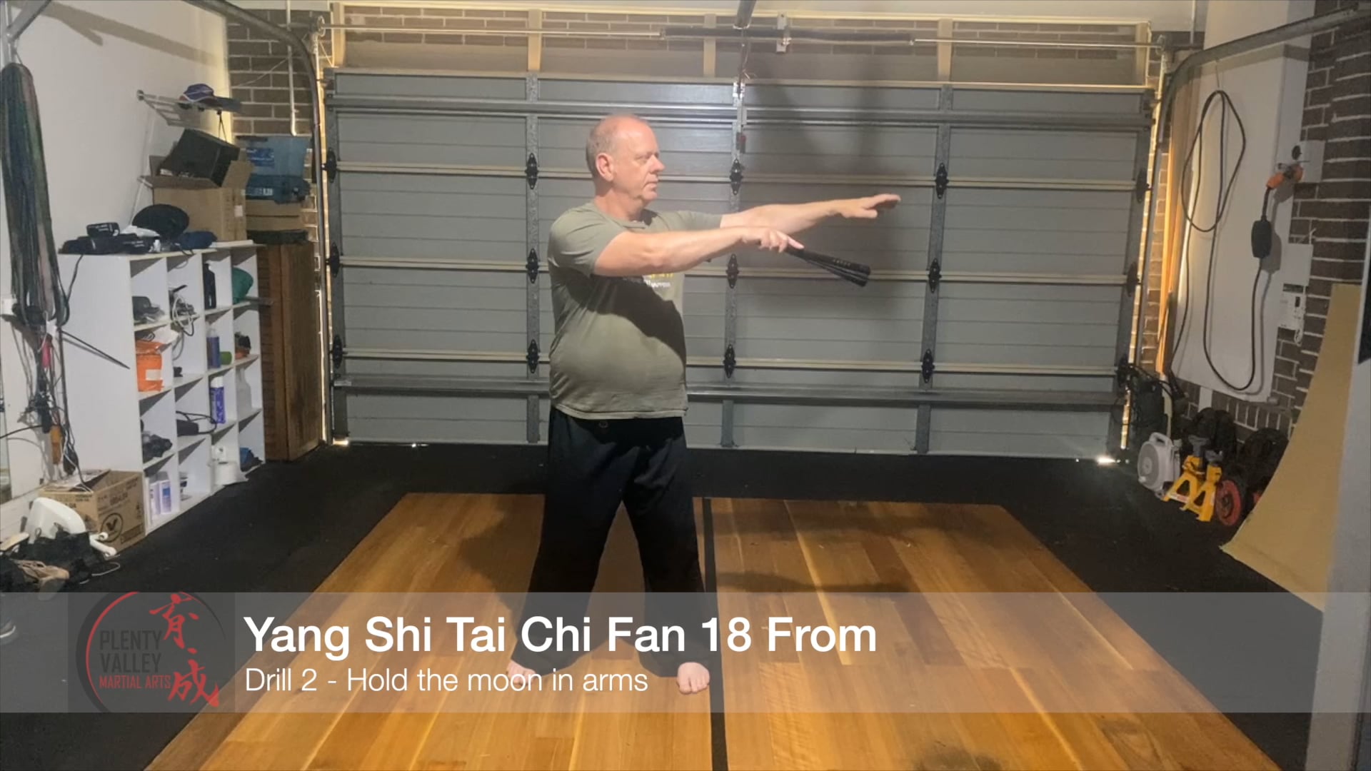 Yang Shi Tai Chi Fan 18 Form - Drill 2