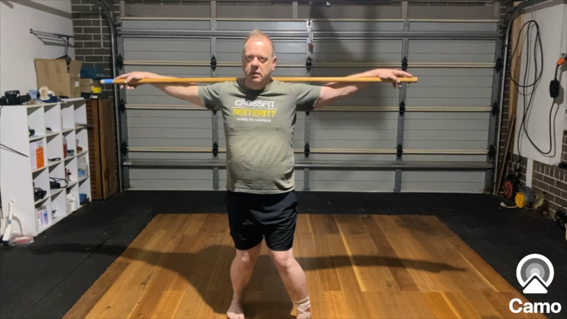 Sanchin kata - stance walking and posture monitoring