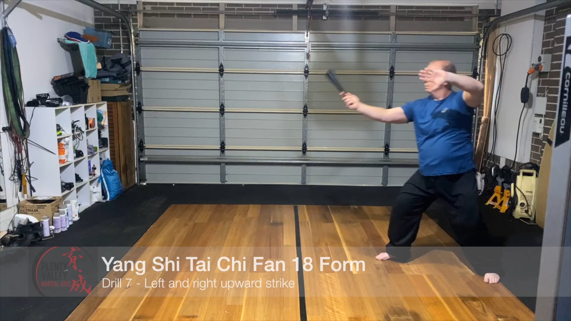 Yang Shi Tai Chi Fan 18 Form - Drill 7