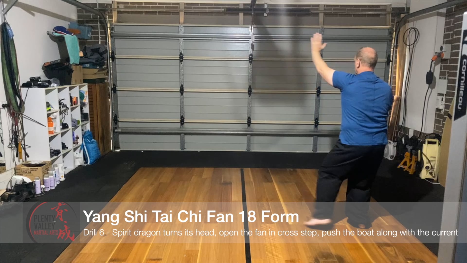 Yang Shi Tai Chi Fan 18 Form - Drill 6