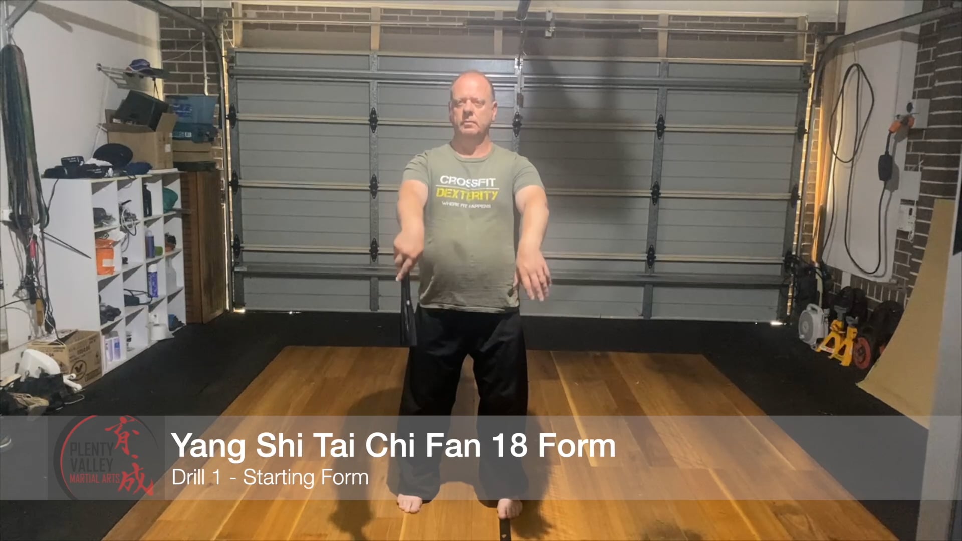 Yang Shi Tai Chi Fan 18 Form - Drill 1