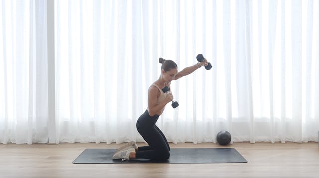 45 MIN FULL BODY SWEAT W/ WEIGHTS & BALL