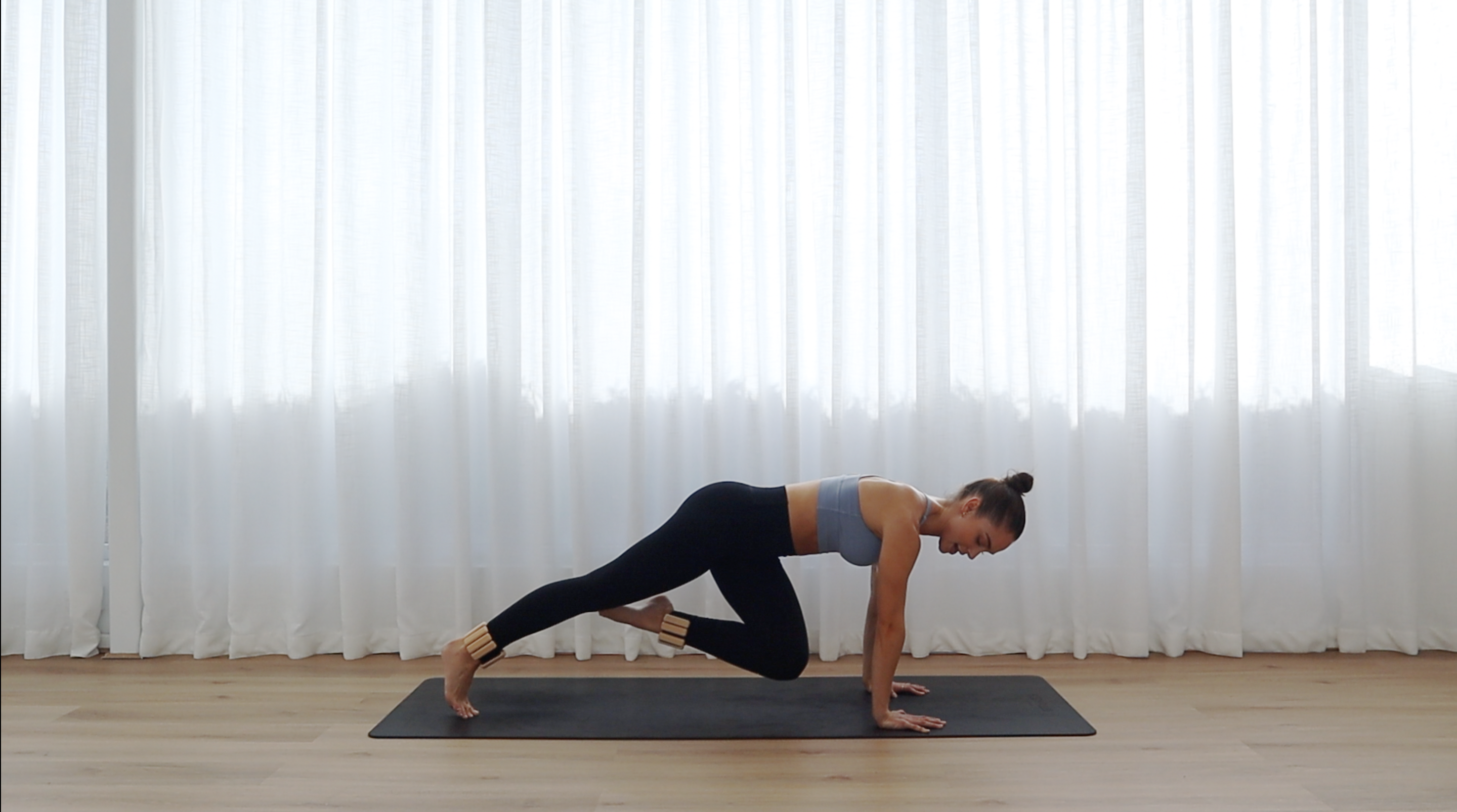 15 MIN CORE SCULPT W/ ANKLE WEIGHTS