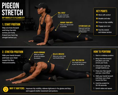 Pigeon Stretch