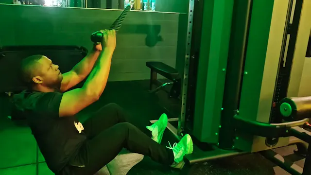 Floor Seated Face Pulls