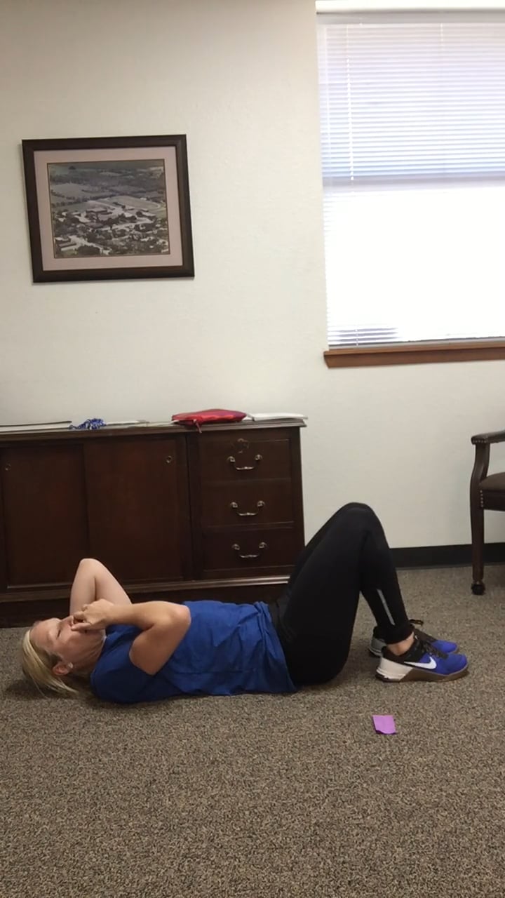 series 1. C) Core portion workout 1