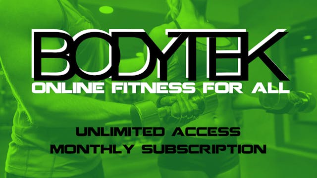 Bodytek Online - Unlimited Access Subscription