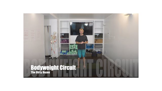 Bodyweight Circuit "Dirty Dozen" 35 min.