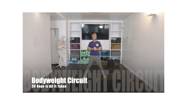 Bodyweight Circuit "30 Reps of Sweat" 35 min.