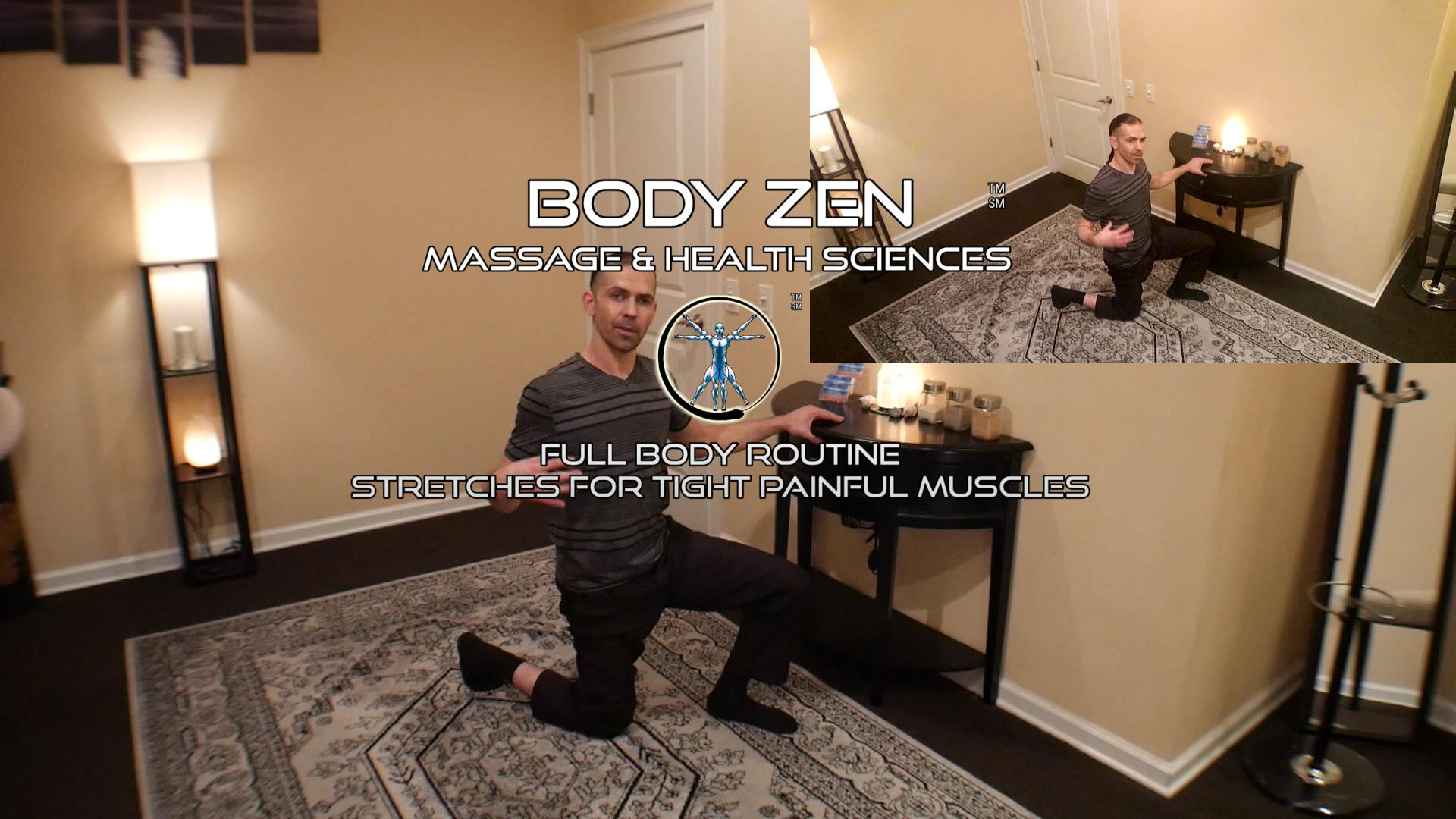 The Body Zen Stretches for Tight Painful Muscles - 5. Quads & Hip Flexors
