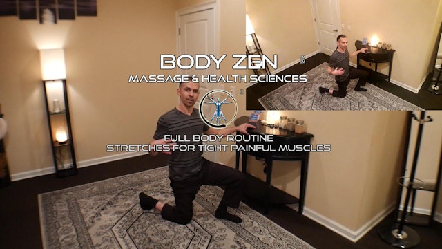 The Body Zen Stretches for Tight Painful Muscles - 5. Quads & Hip Flexors