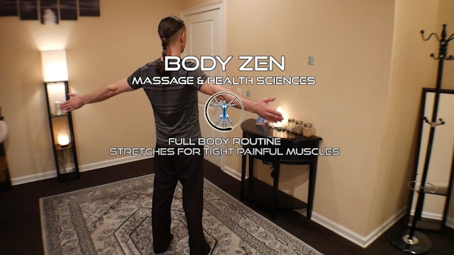  The Body Zen Stretches for Tight Painful Muscles - 9. Trapezius & Shoulders