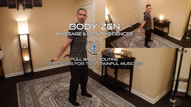 The Body Zen Stretches for Tight Painful Muscles - 8. Pec's & Serratus