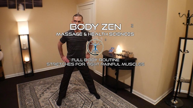 The Body Zen Stretches for Tight Painful Muscles - 4. Hamstrings & Glutes