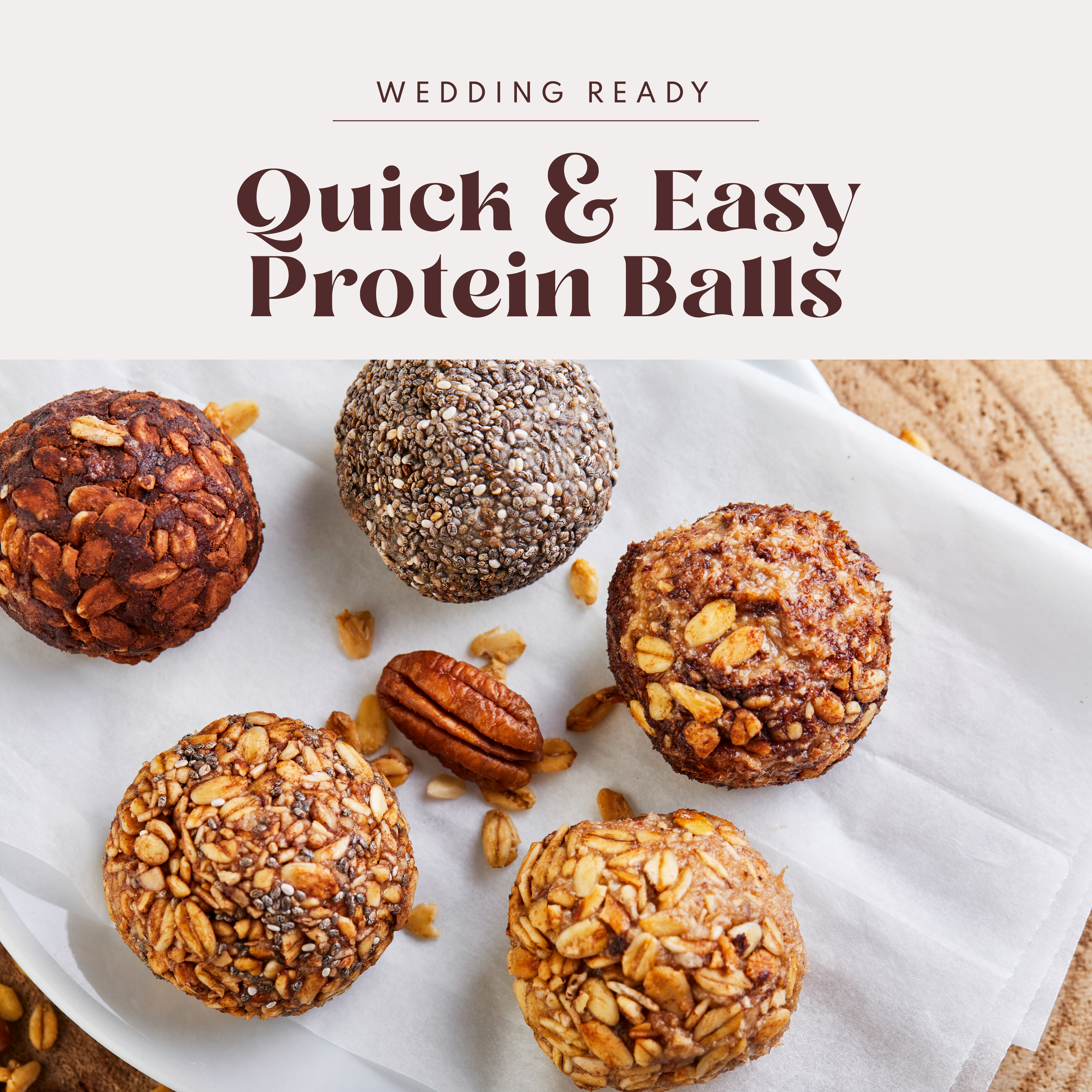 QUICK AND EASY PROTEIN BALLS