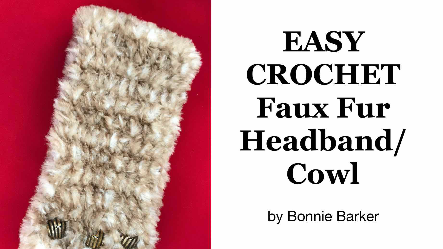 EASY Faux Fur Headband:Cowl