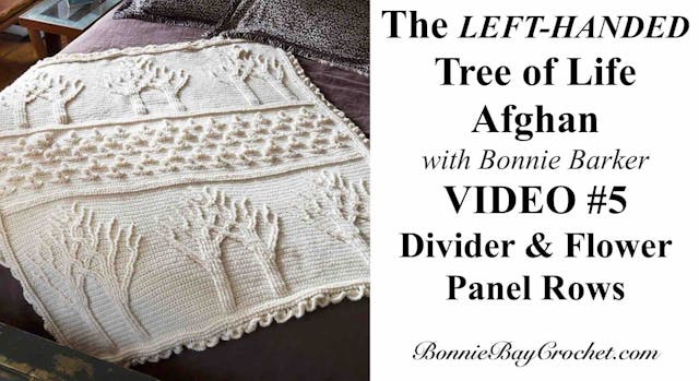 Left-Handed Tree of Life Afghan (5 of 7)