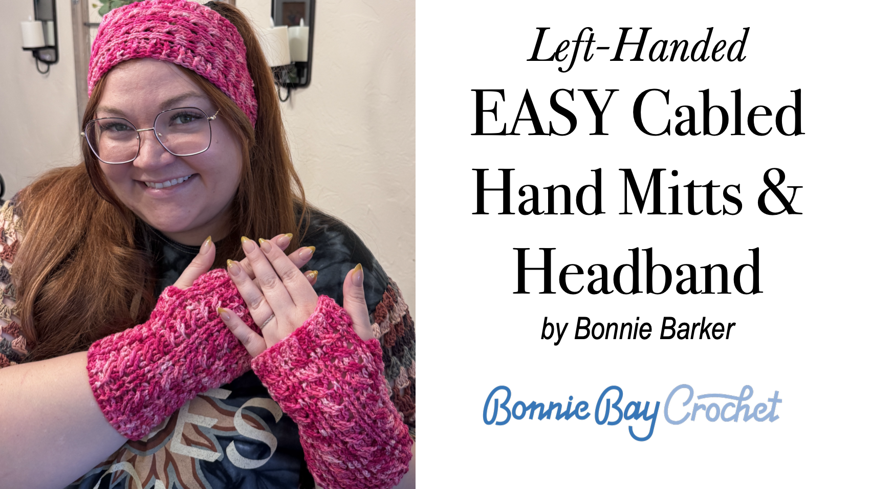 Left-Handed Twisted Buttered Popcorn Headband