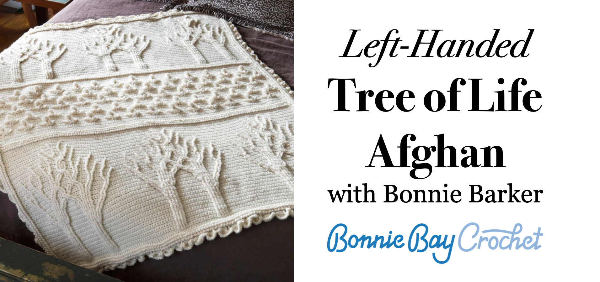 Left-Handed Tree of Life Afghan