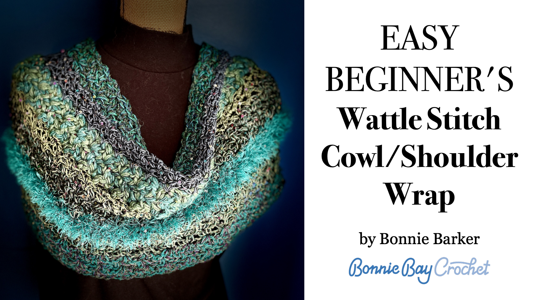 EASY Beginner's Wattle Stitch Cowl