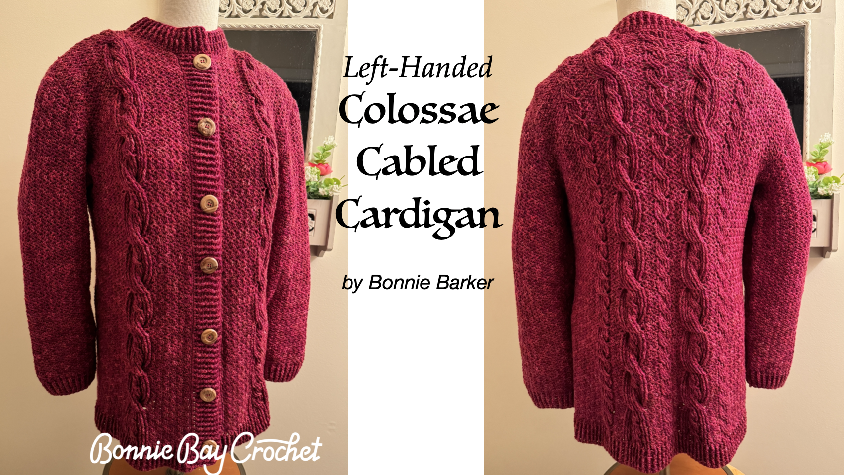 Left-Handed Colossae Cabled Cardigan