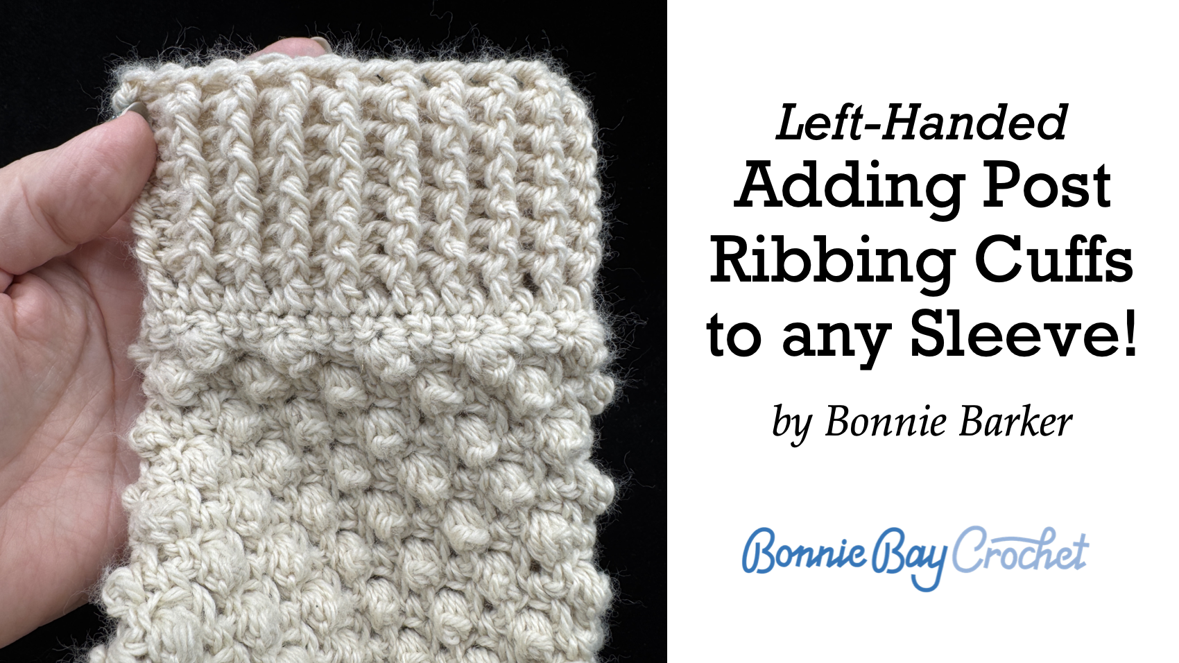 Left-Handed: Adding Post Ribbing Cuffs to any Sleeve!