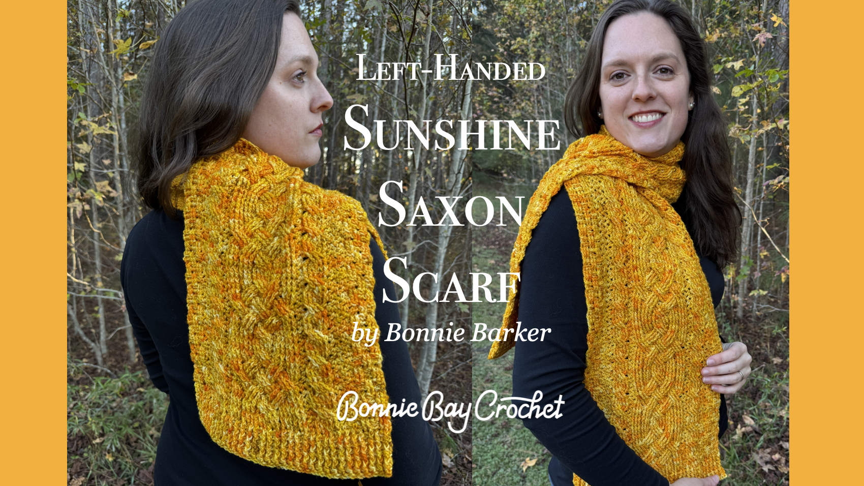Left-Handed Sunshine Saxon Scarf