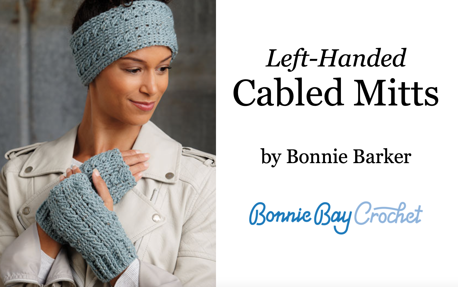 Left-Handed Cabled Mitts