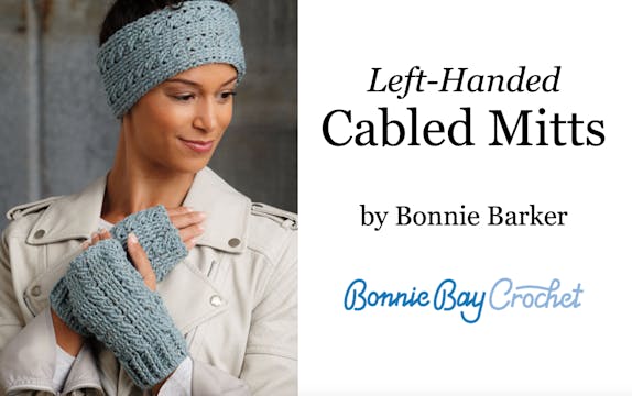 Left-Handed Cabled Mitts