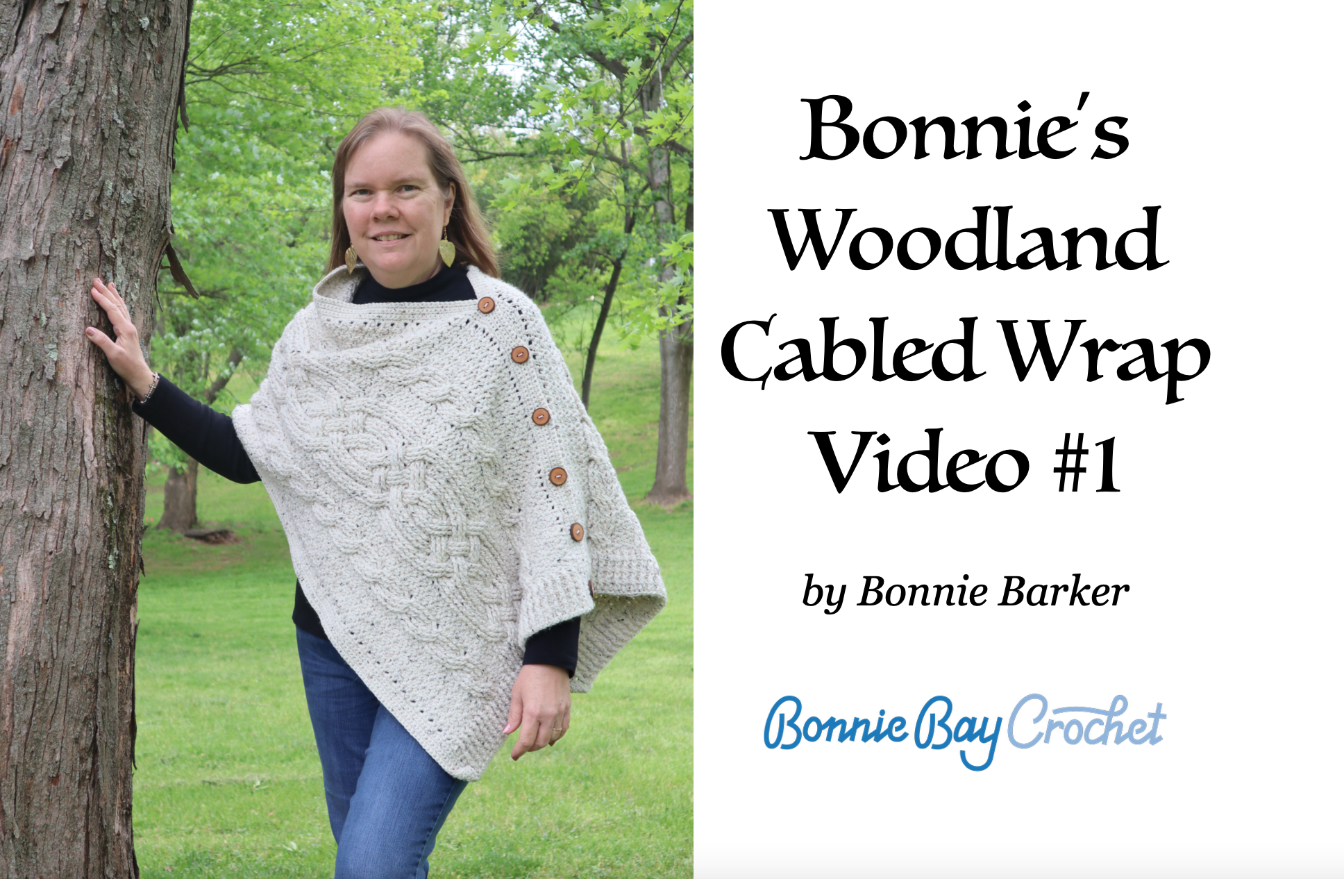 Bonnie's Woodland Cabled Wrap (1 of 2)