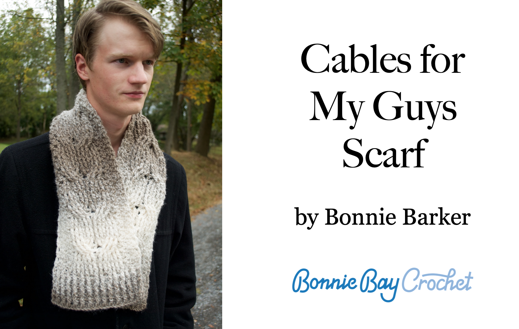 "Cables for My Guys" Scarf
