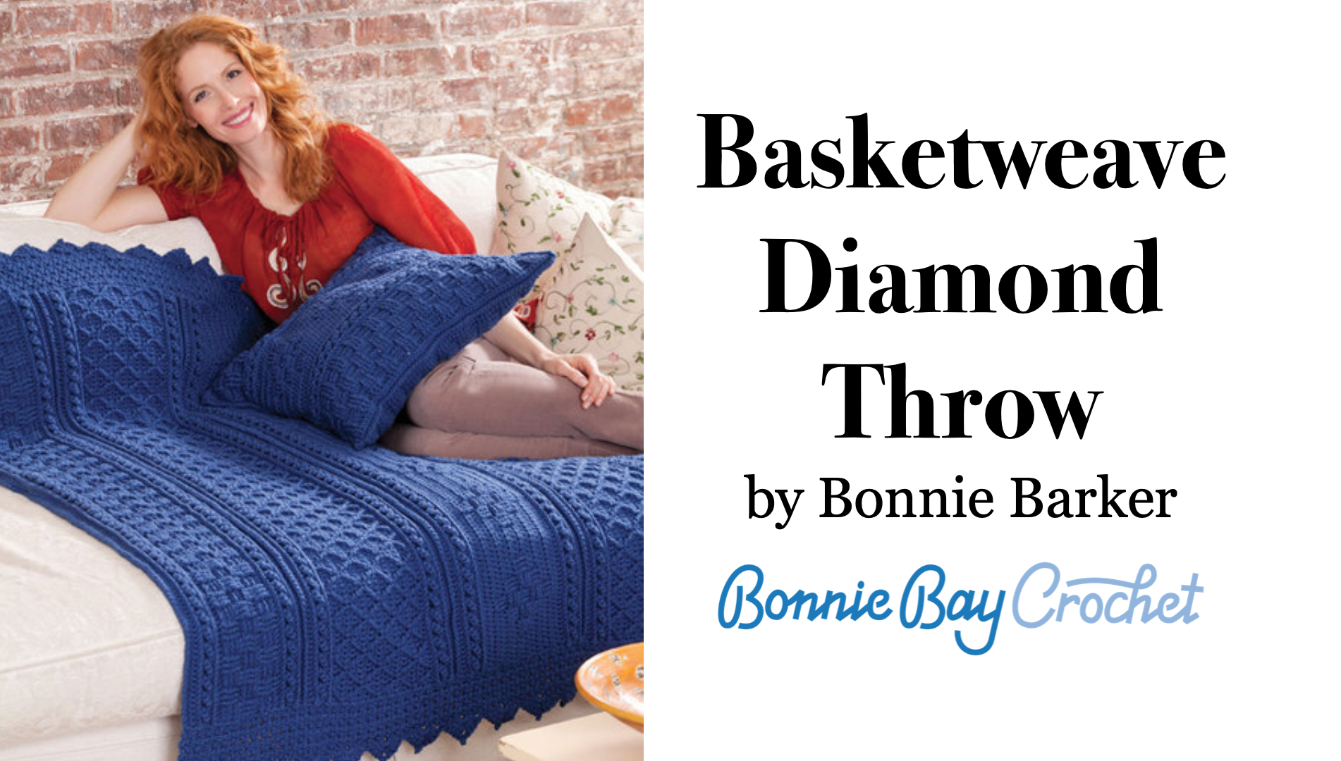 Basketweave Diamond Throw