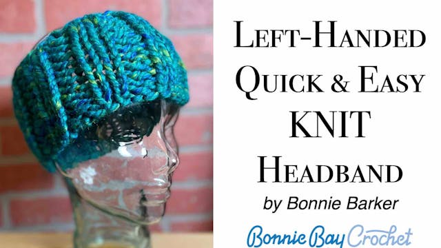 Left-Handed Quick & Easy Knit Headband