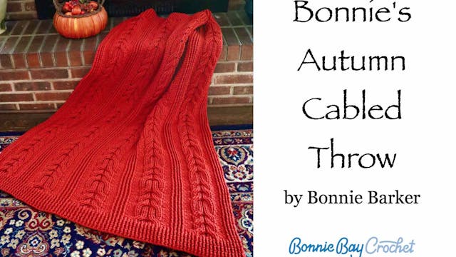 Celtic Cable Throw - Afghans / Throws - Bonnie Bay Crochet