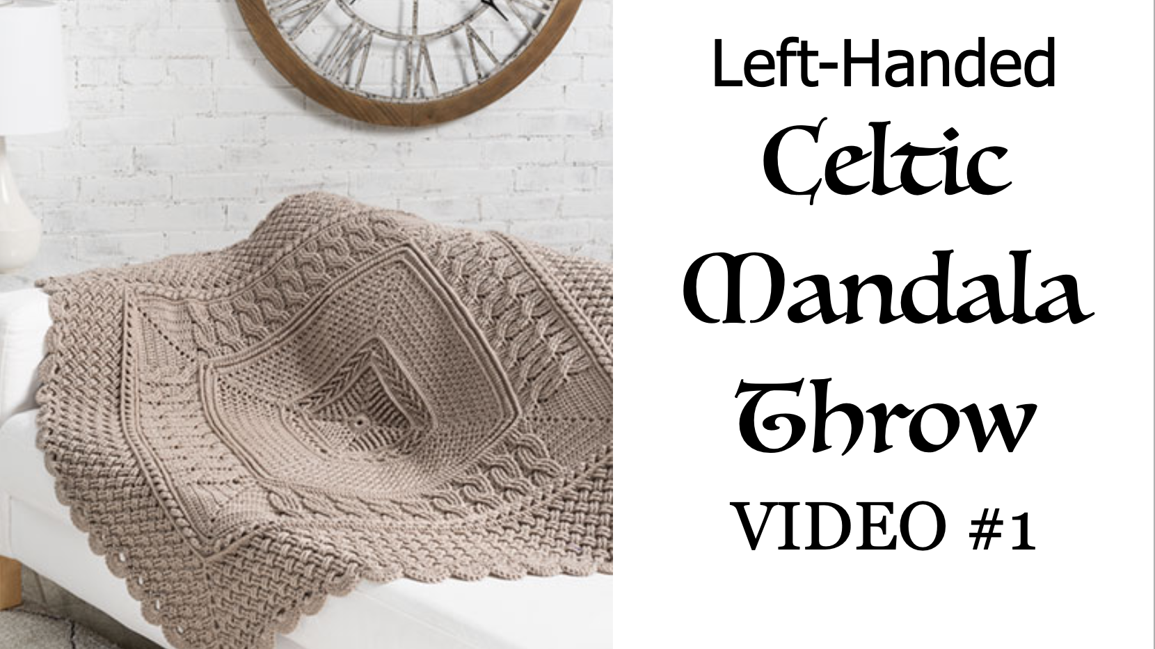 Left-Handed Celtic Mandala Throw (1 of 2)