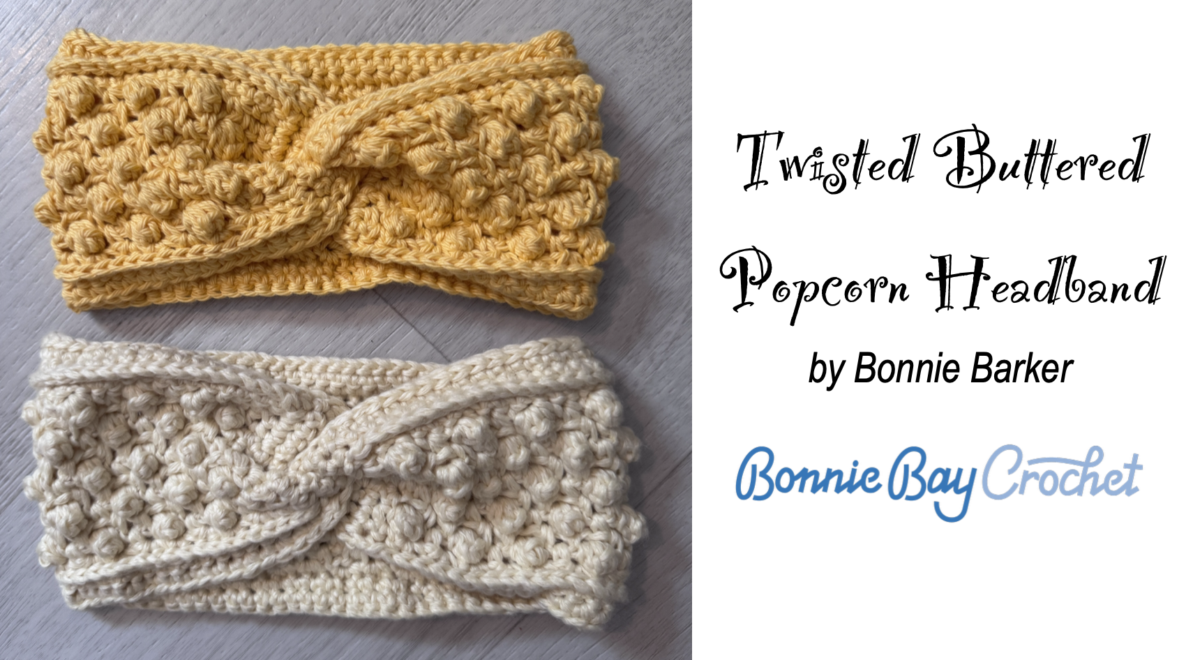 Twisted Buttered Popcorn Headband