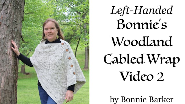 Left-Handed Bonnie's Woodland Cabled ...