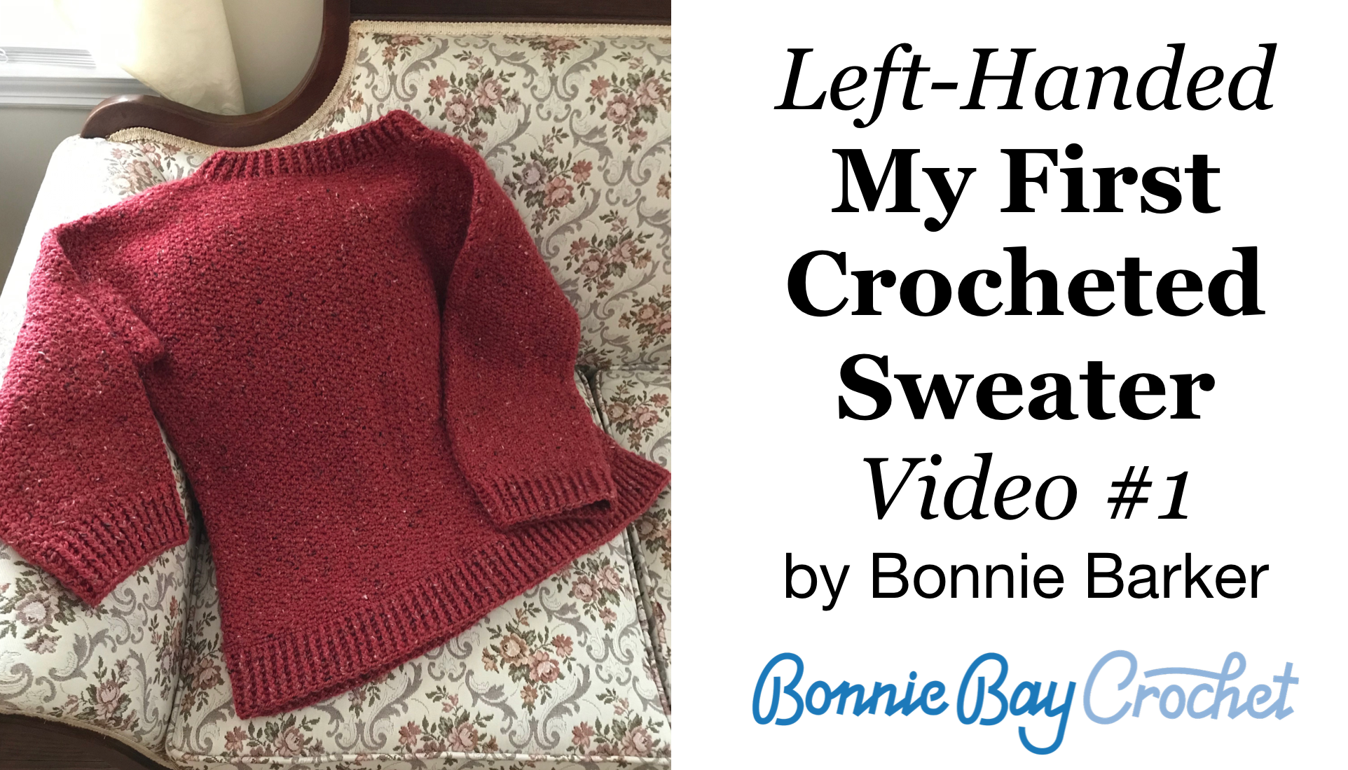 Left-Handed My First Crocheted Sweater (1 of 2)